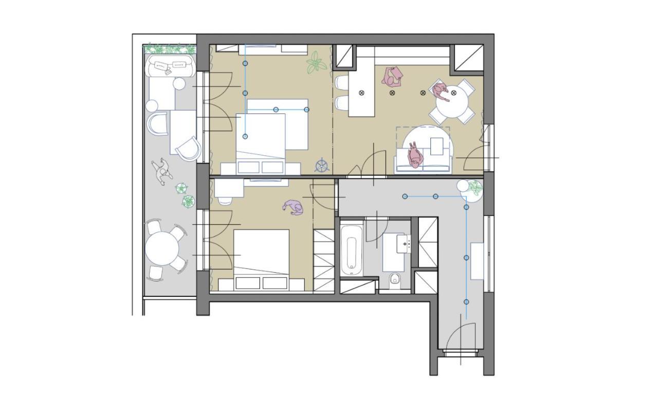 Turnkey I Central Apartment With Terrace Прага Екстериор снимка